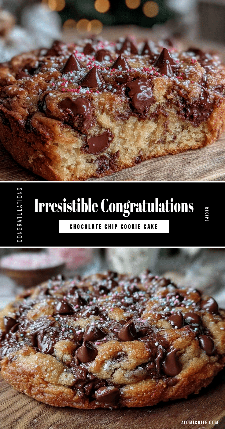 chocolate chip cookie cake recipe