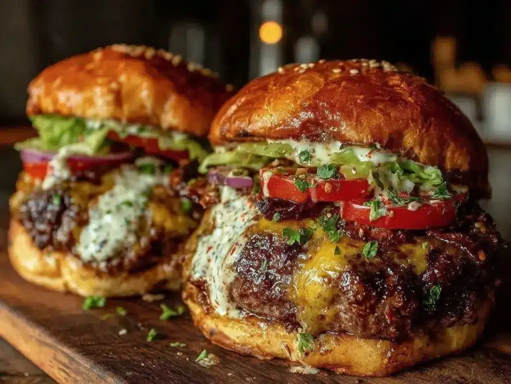 classic beef burgers recipe - featured image