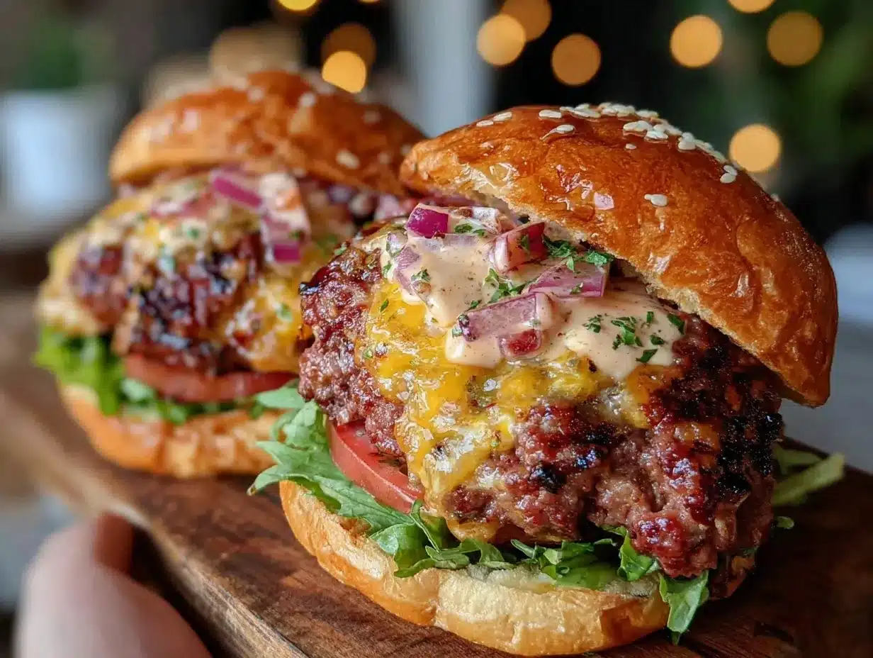 classic beef burgers recipe preparation steps