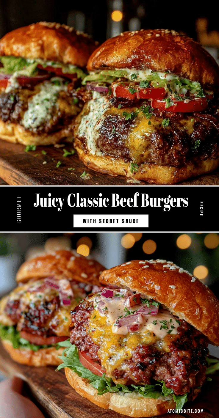 classic beef burgers recipe recipe