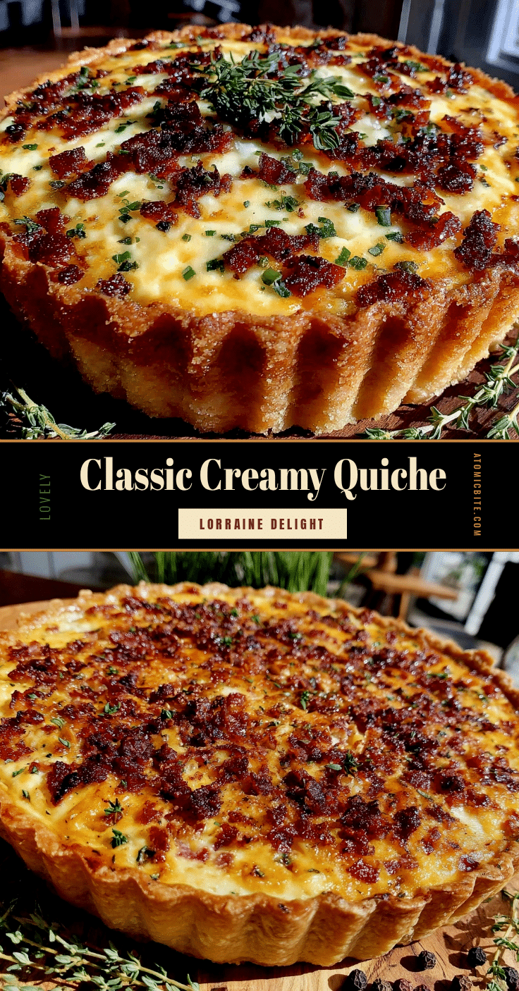 Classic Creamy Quiche Lorraine recipe