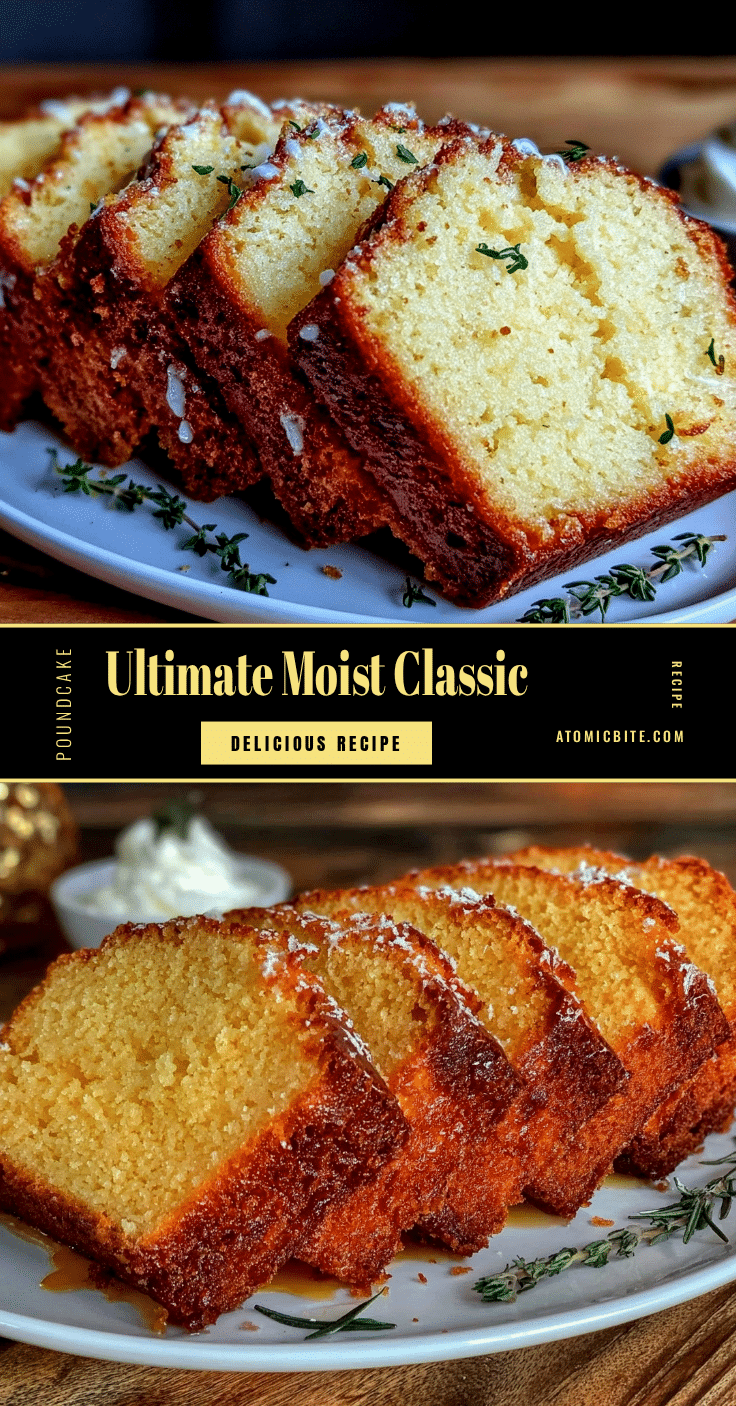 classic moist pound cake recipe