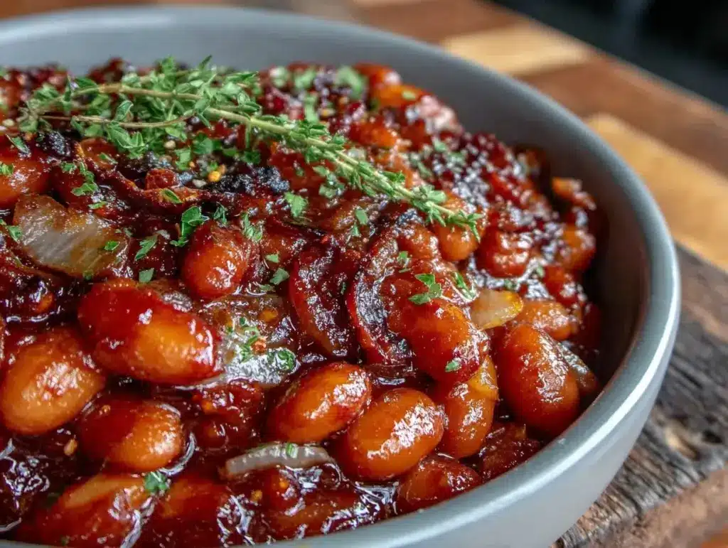 cozy baked beans - featured image