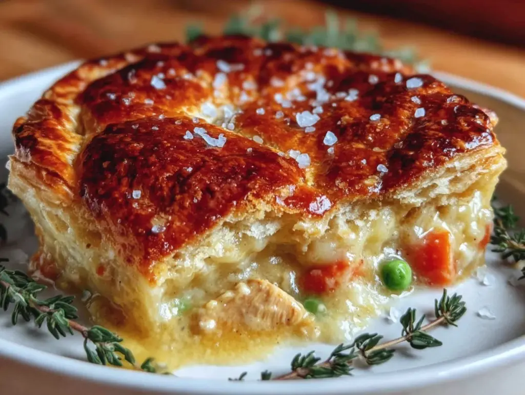 cozy chicken pot pie - featured image