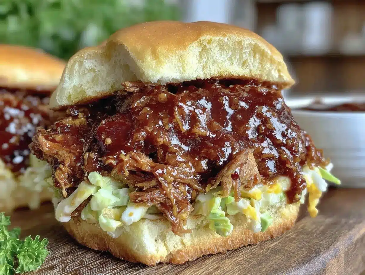 cozy crockpot pulled pork sandwiches preparation steps