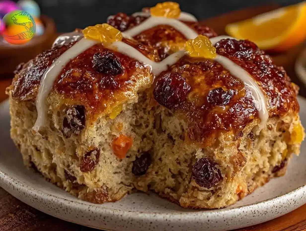 cozy hot cross buns preparation steps