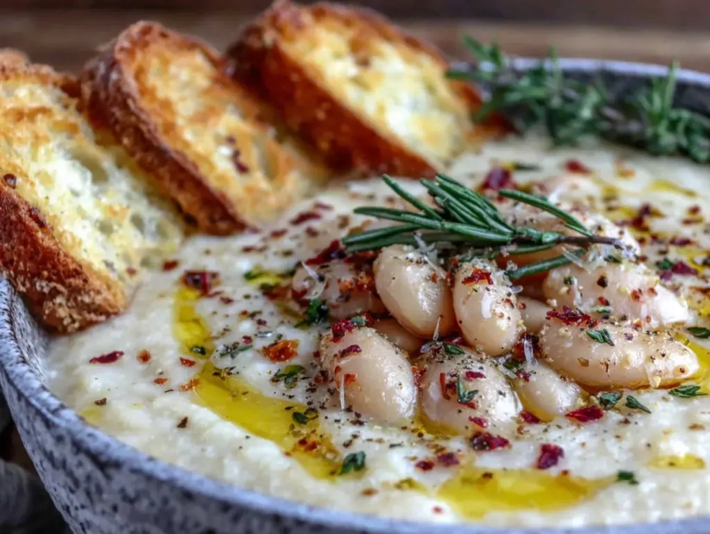 cozy white bean soup - featured image