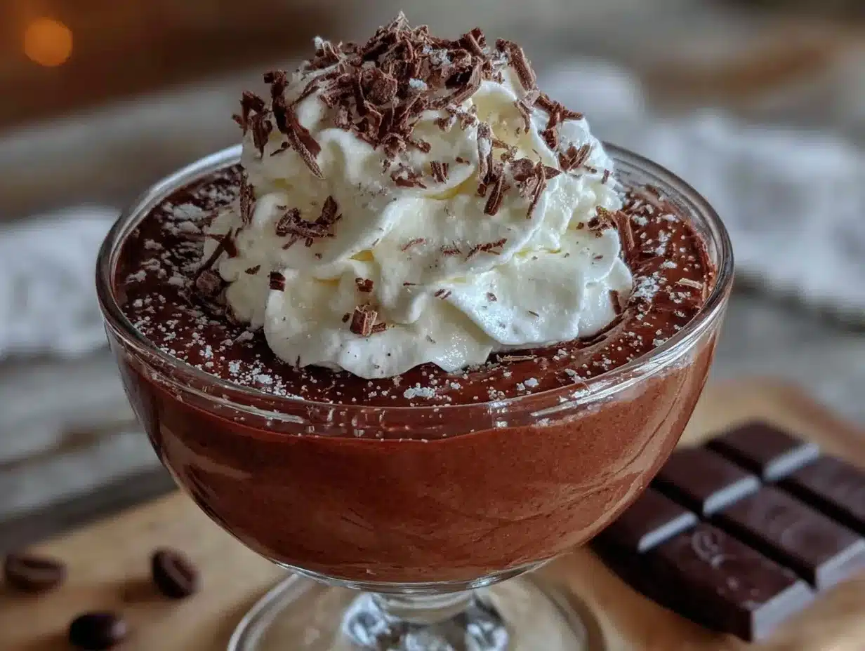 creamy chocolate mousse dessert preparation steps