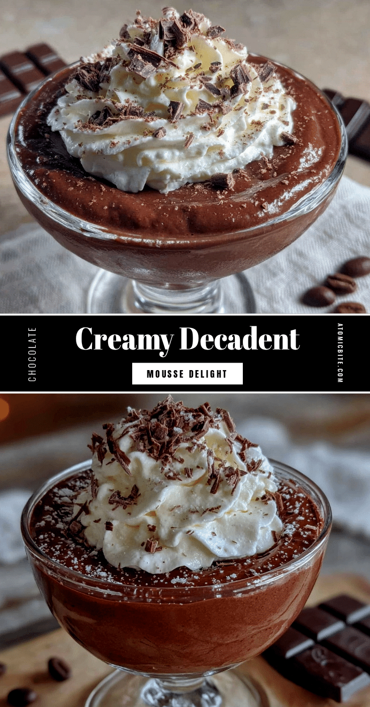 creamy chocolate mousse dessert recipe