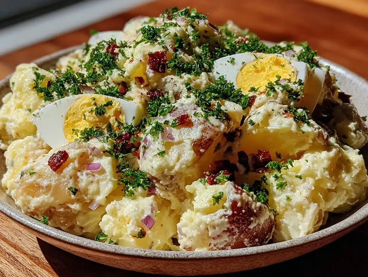 creamy classic potato salad recipe preparation steps
