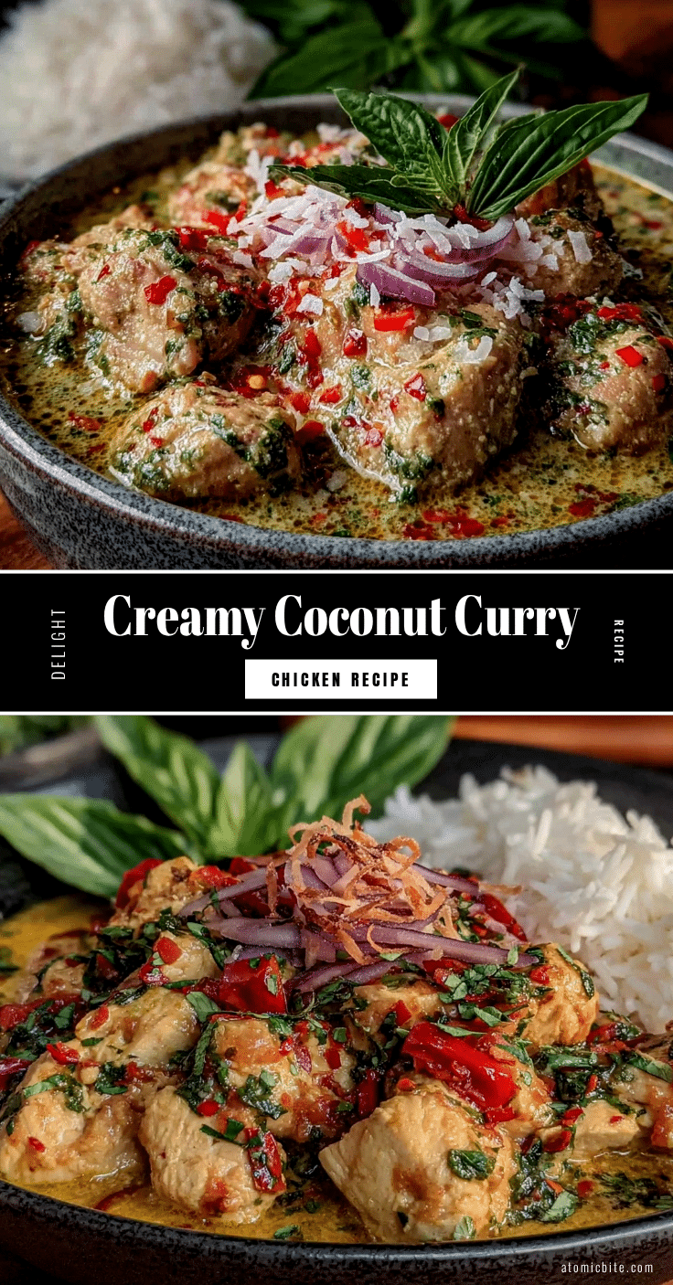 creamy coconut curry chicken recipe
