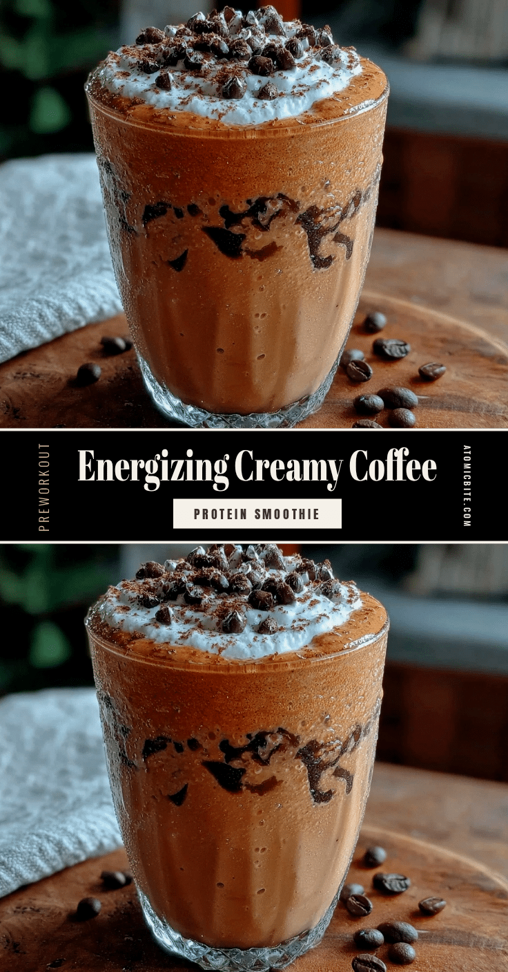 creamy coffee protein smoothie recipe