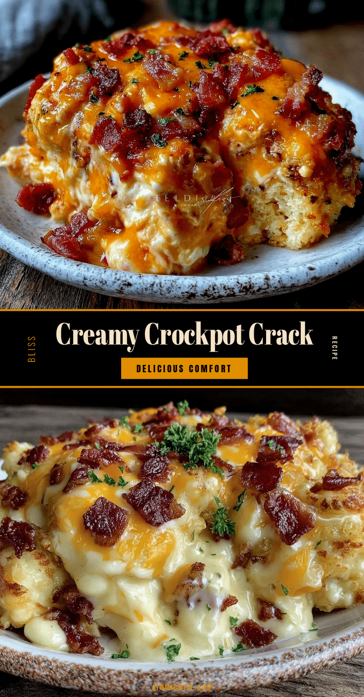 creamy crockpot crack chicken recipe