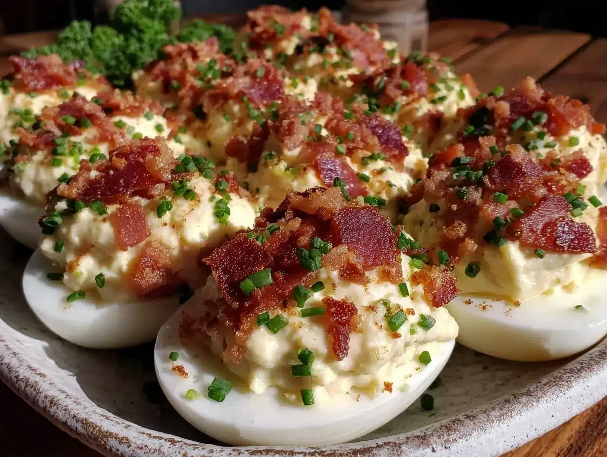 creamy deviled eggs recipe preparation steps
