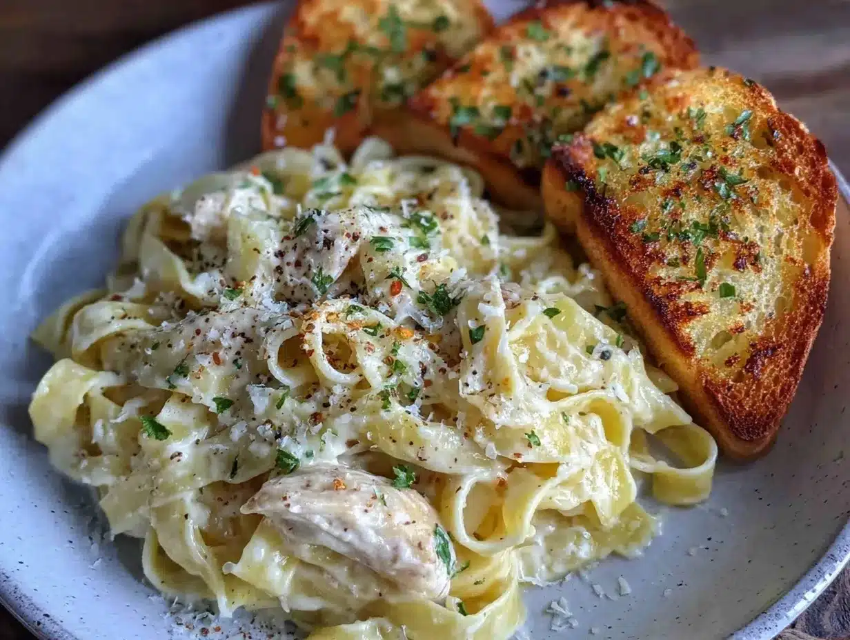 creamy fettuccine alfredo preparation steps