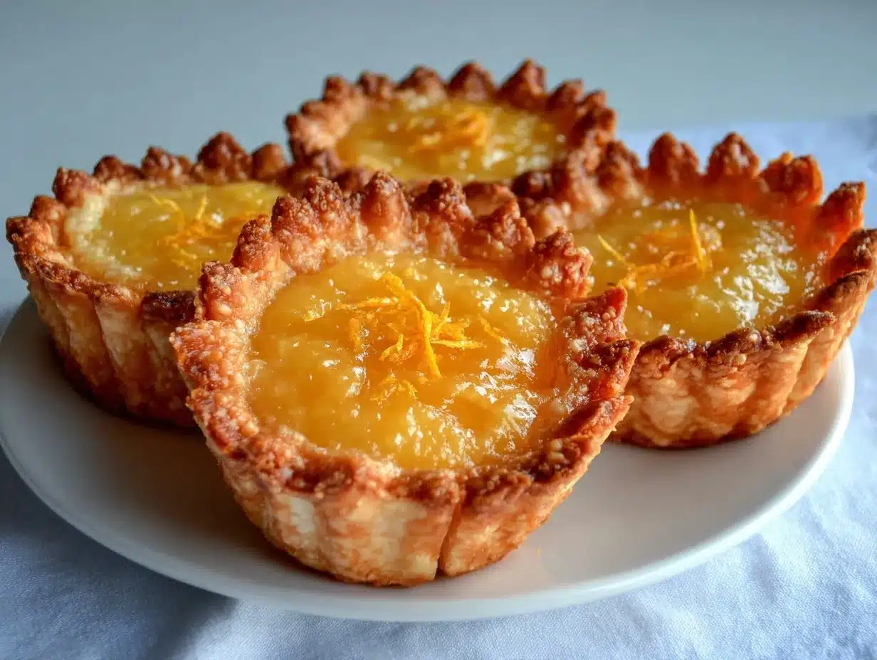 creamy lemon curd tartlets preparation steps