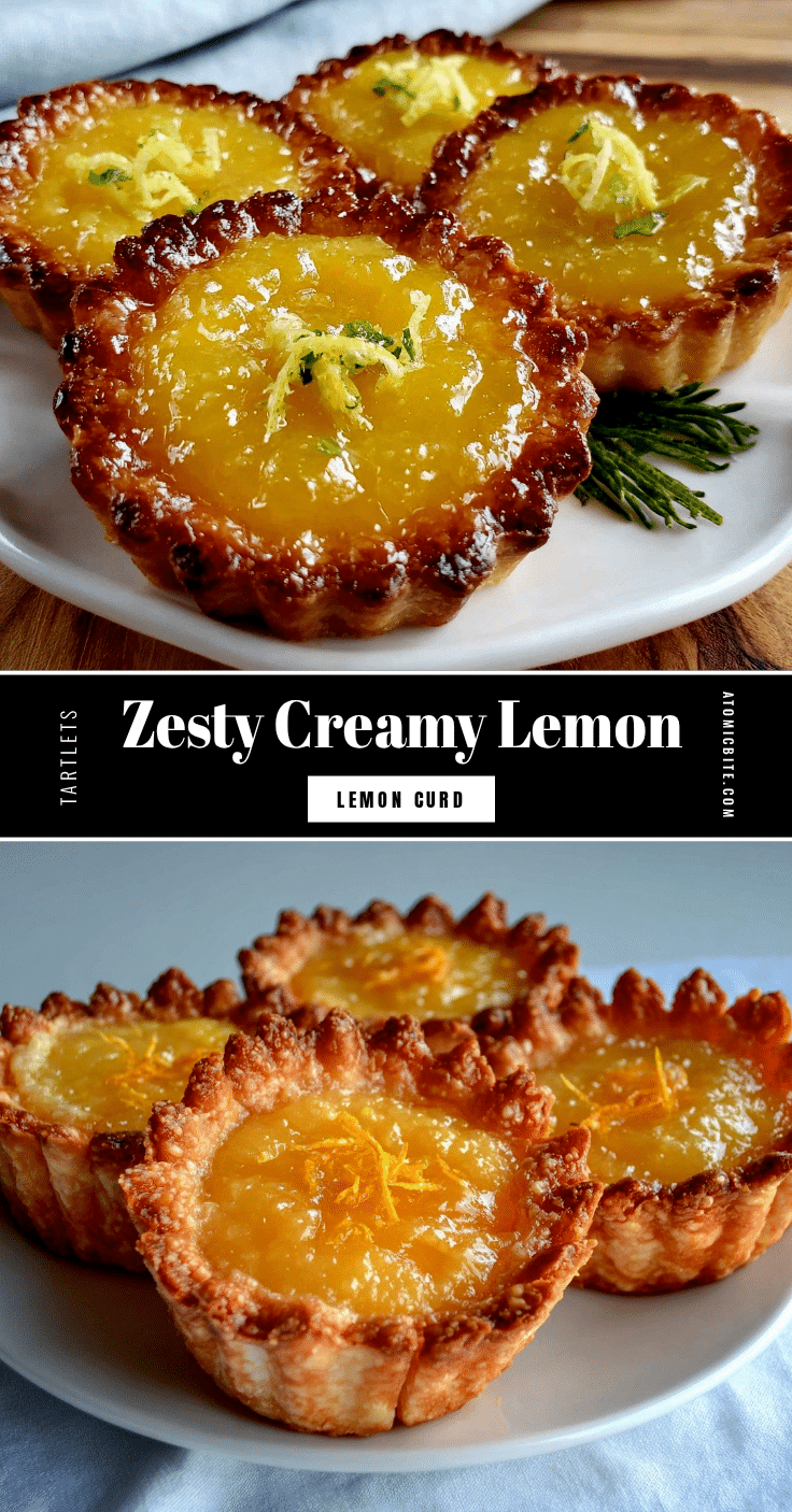 creamy lemon curd tartlets recipe