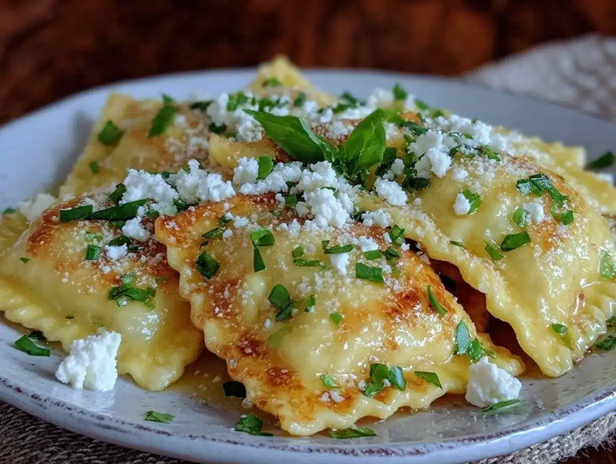 creamy lemon ricotta ravioli preparation steps