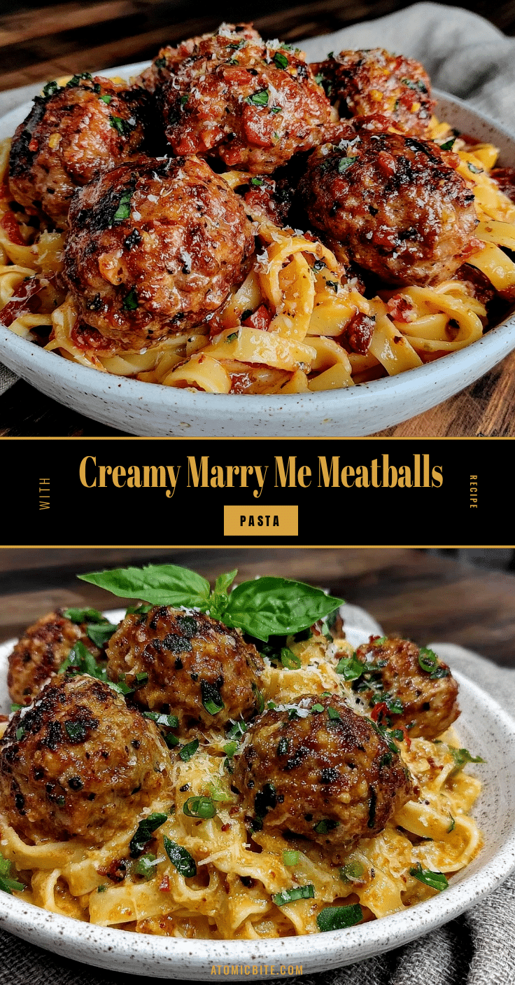 creamy marry me meatballs recipe