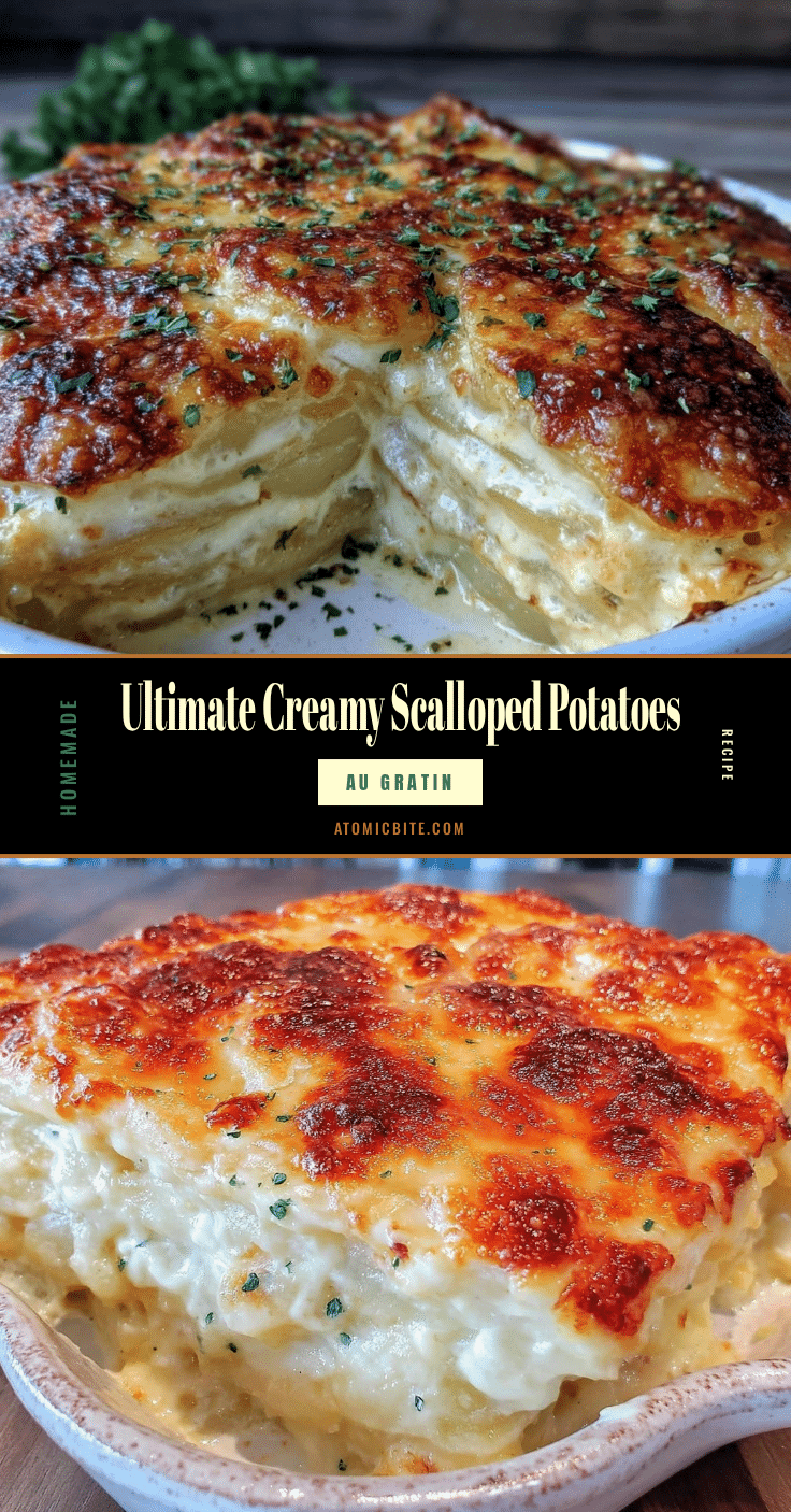 creamy scalloped potatoes au gratin recipe