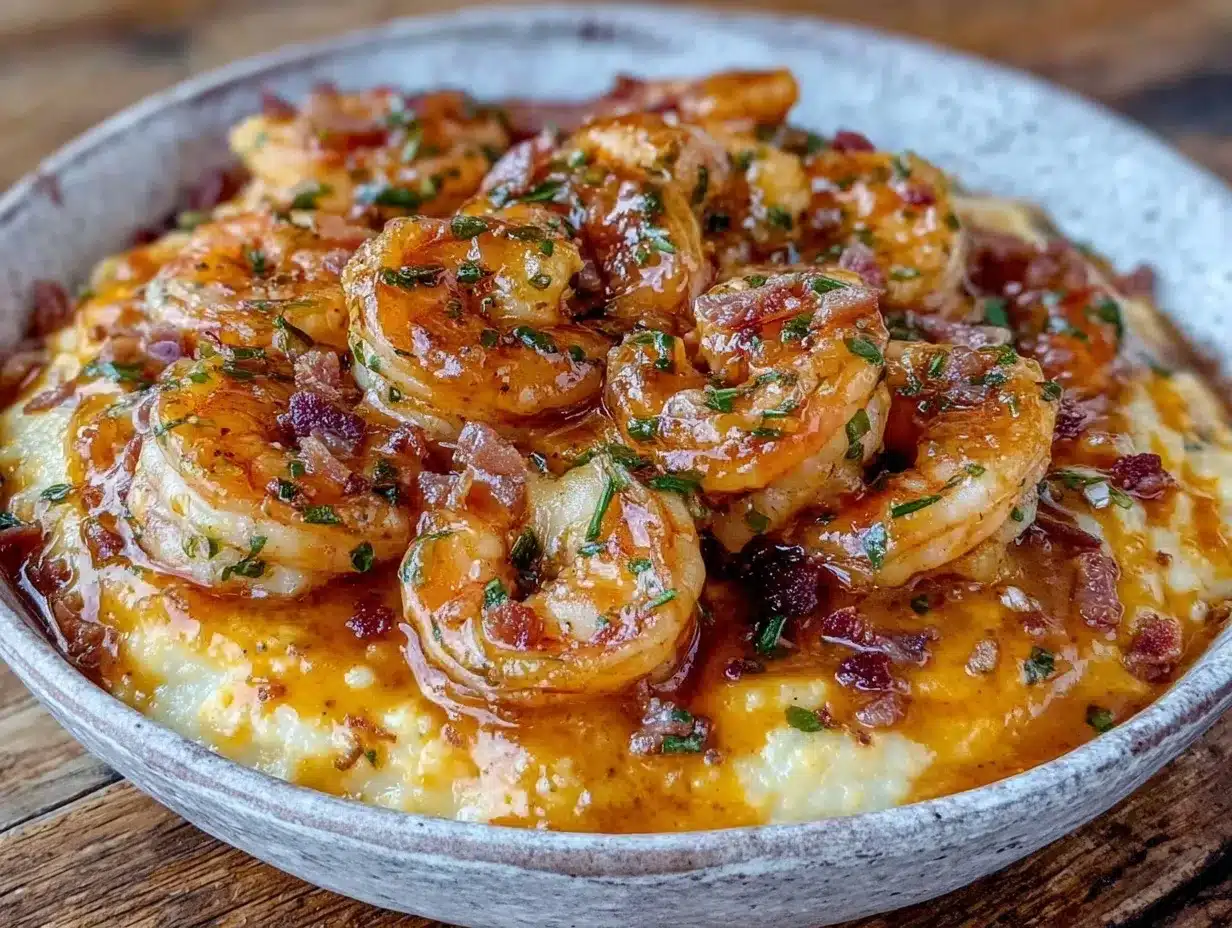 creamy shrimp and grits preparation steps