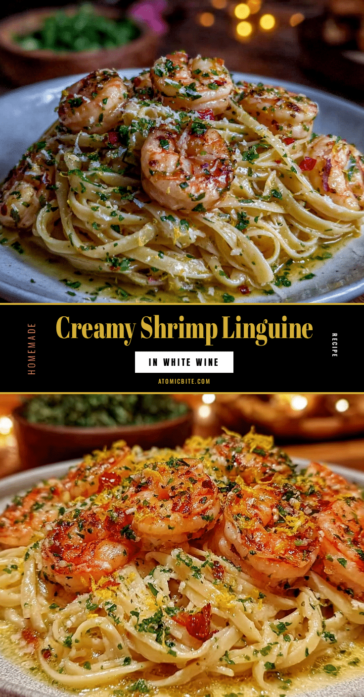 creamy shrimp linguine recipe