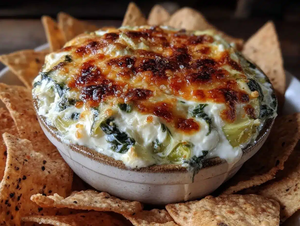 creamy spinach artichoke dip preparation steps
