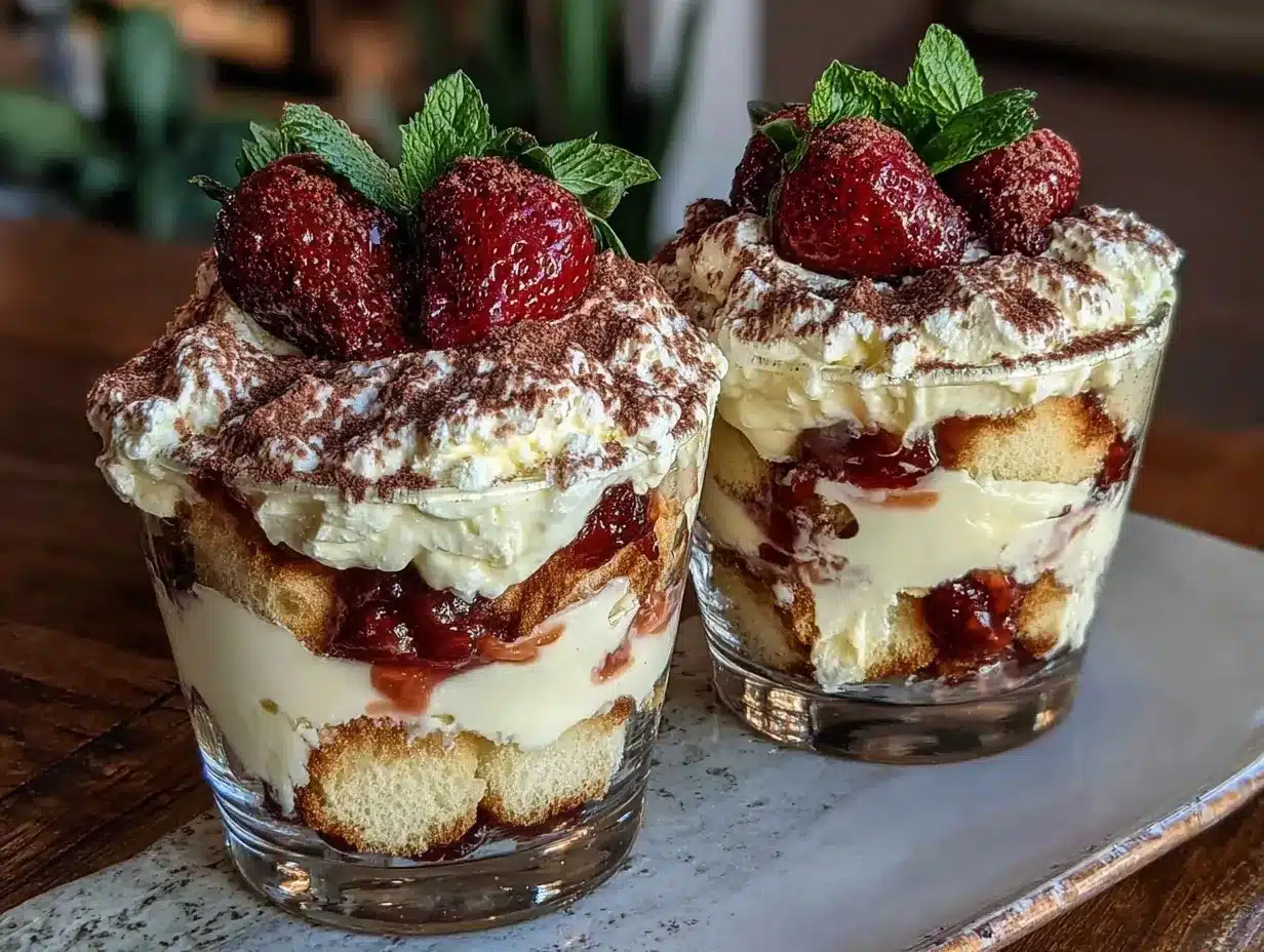 creamy strawberry tiramisu delight preparation steps
