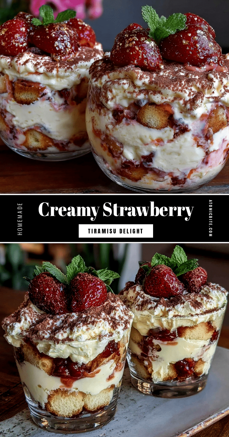 creamy strawberry tiramisu delight recipe