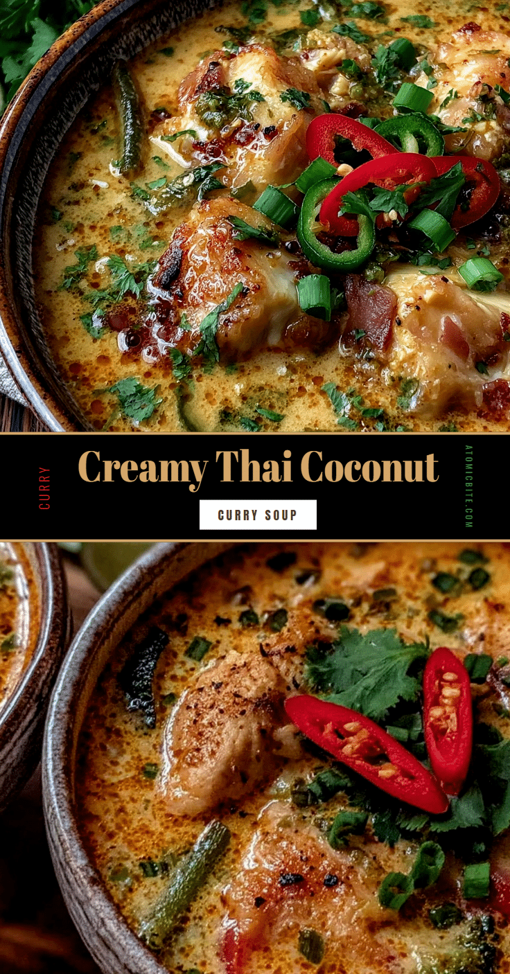 creamy thai coconut curry soup recipe