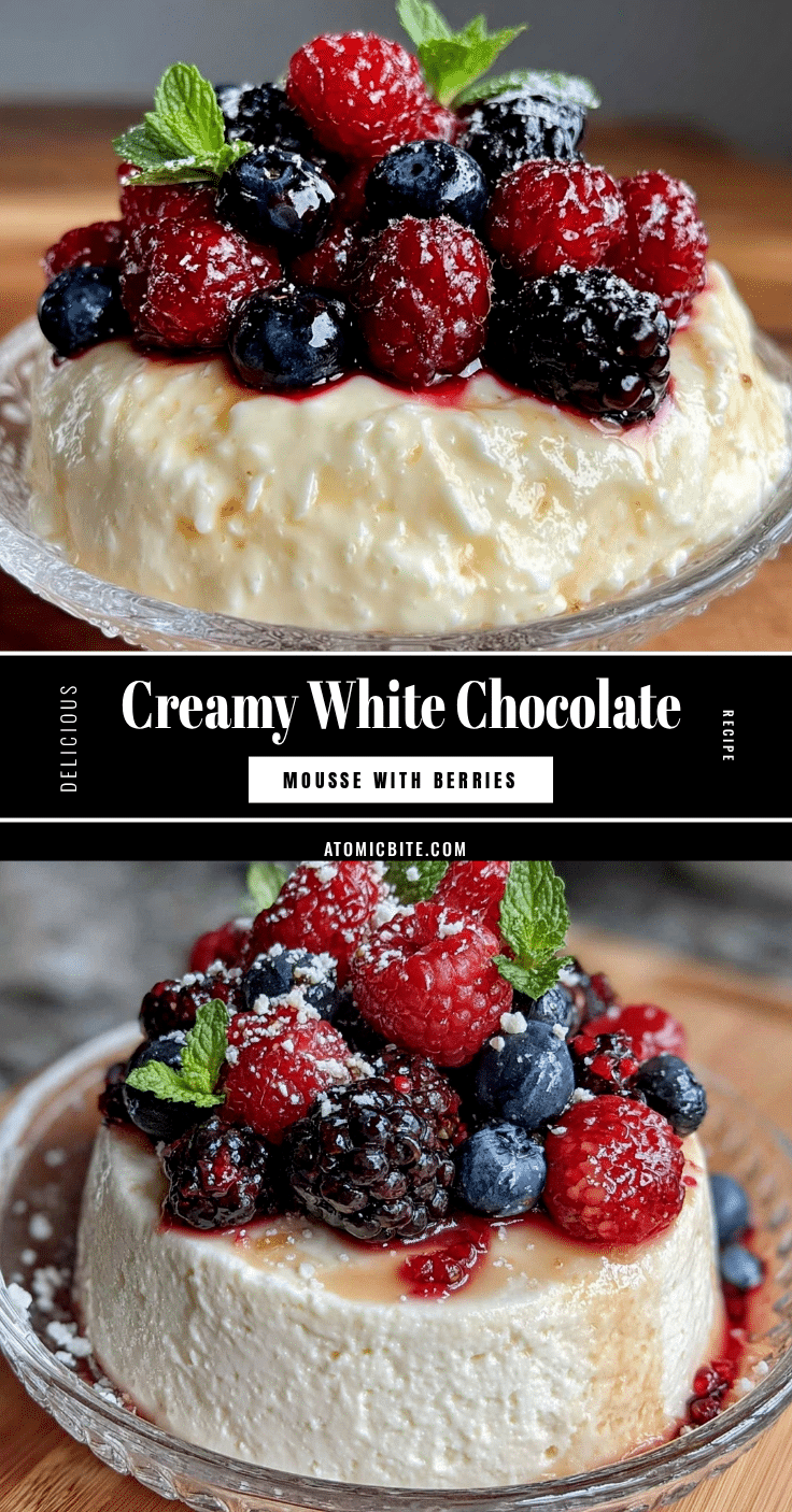 creamy white chocolate mousse recipe
