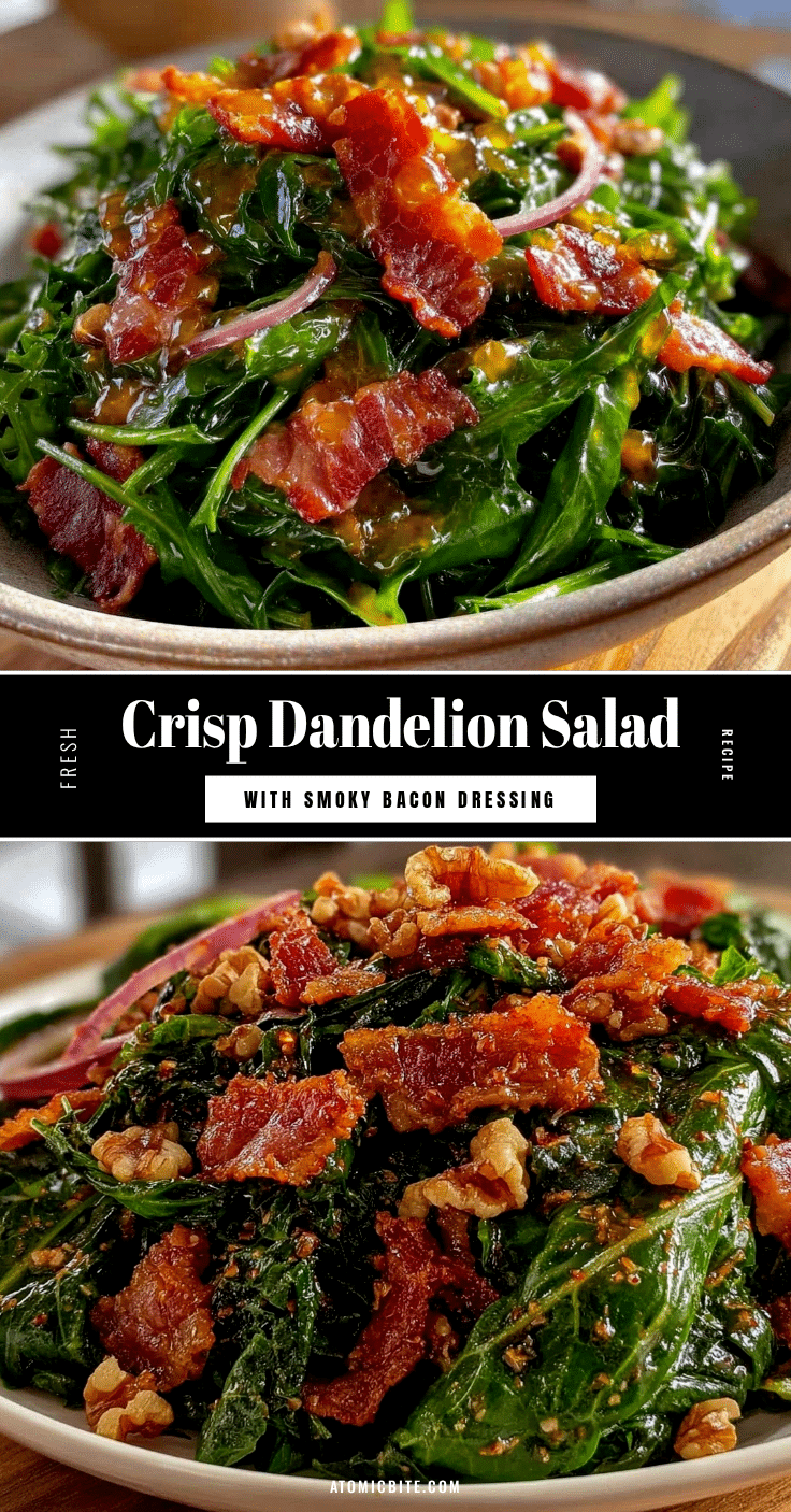 crisp dandelion salad recipe recipe