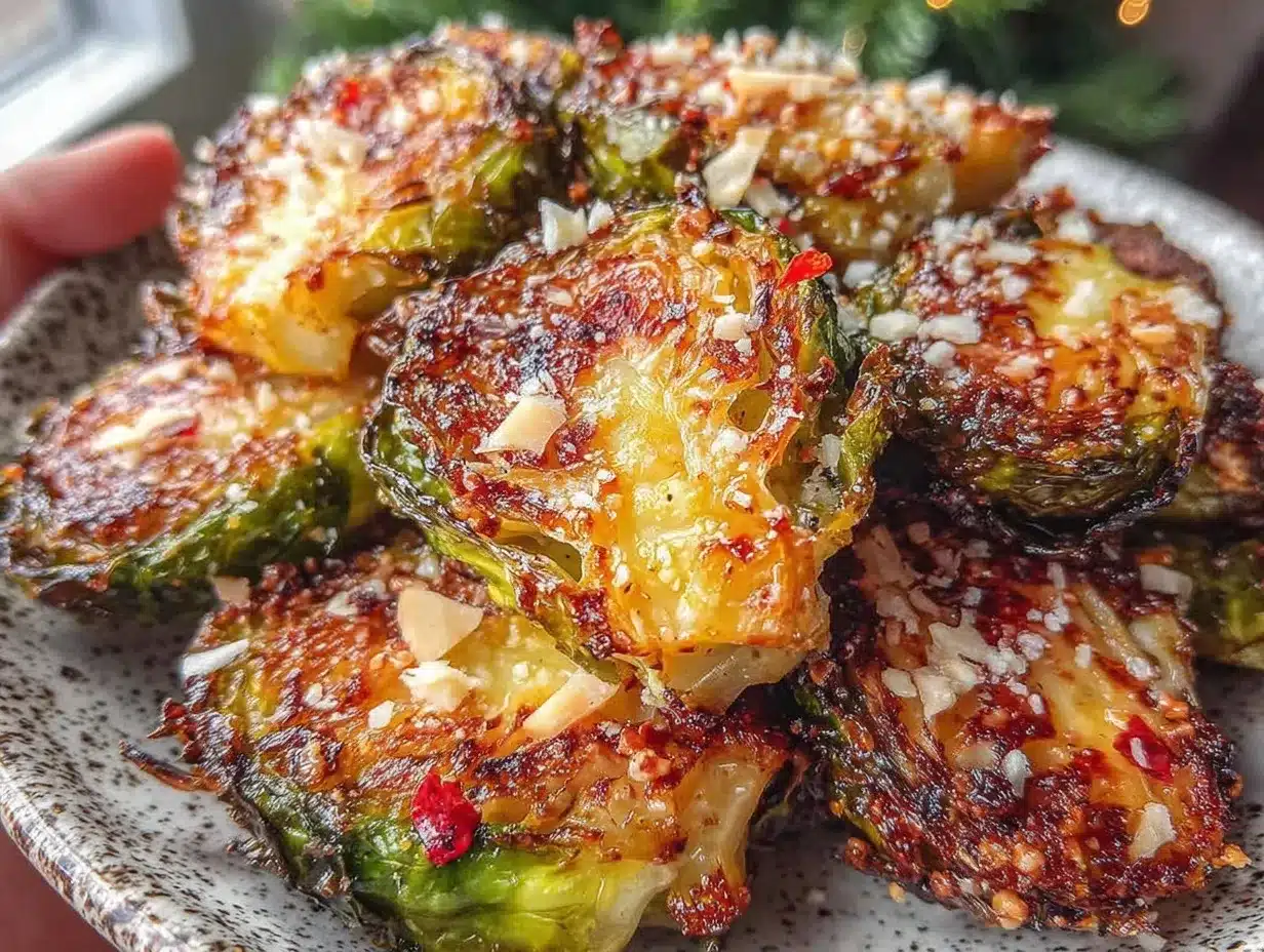 crispy air fryer brussels sprouts preparation steps