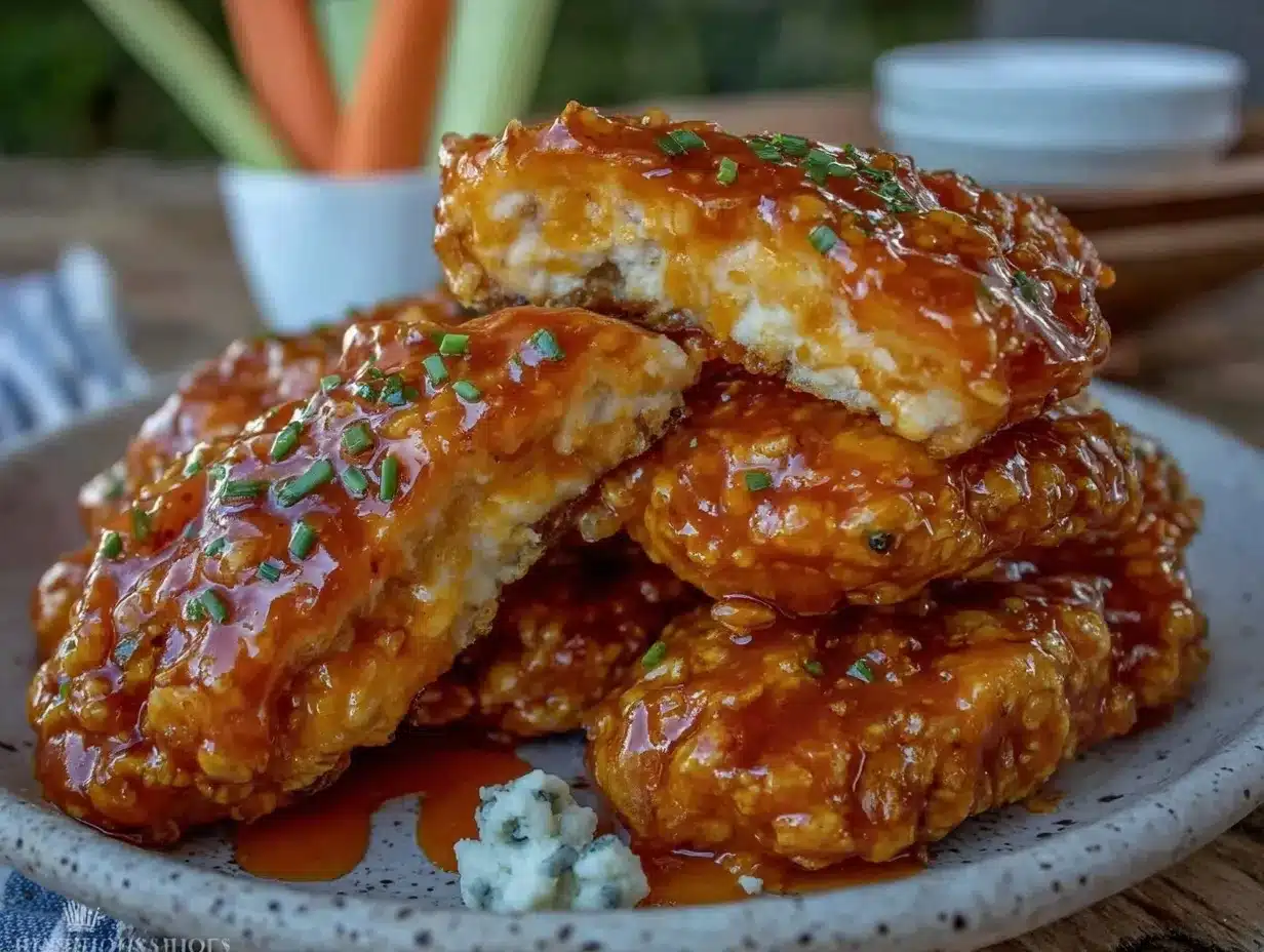 crispy air fryer buffalo chicken tenders preparation steps