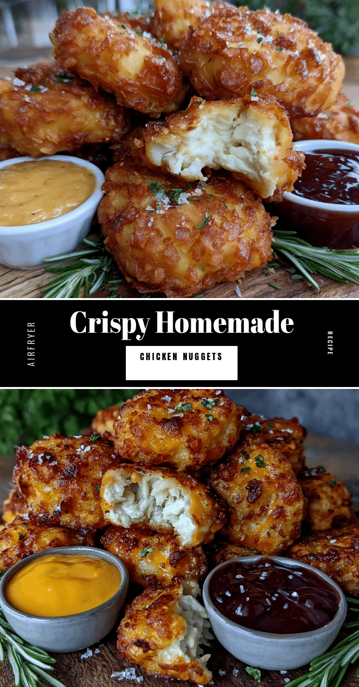 crispy air fryer chicken nuggets recipe