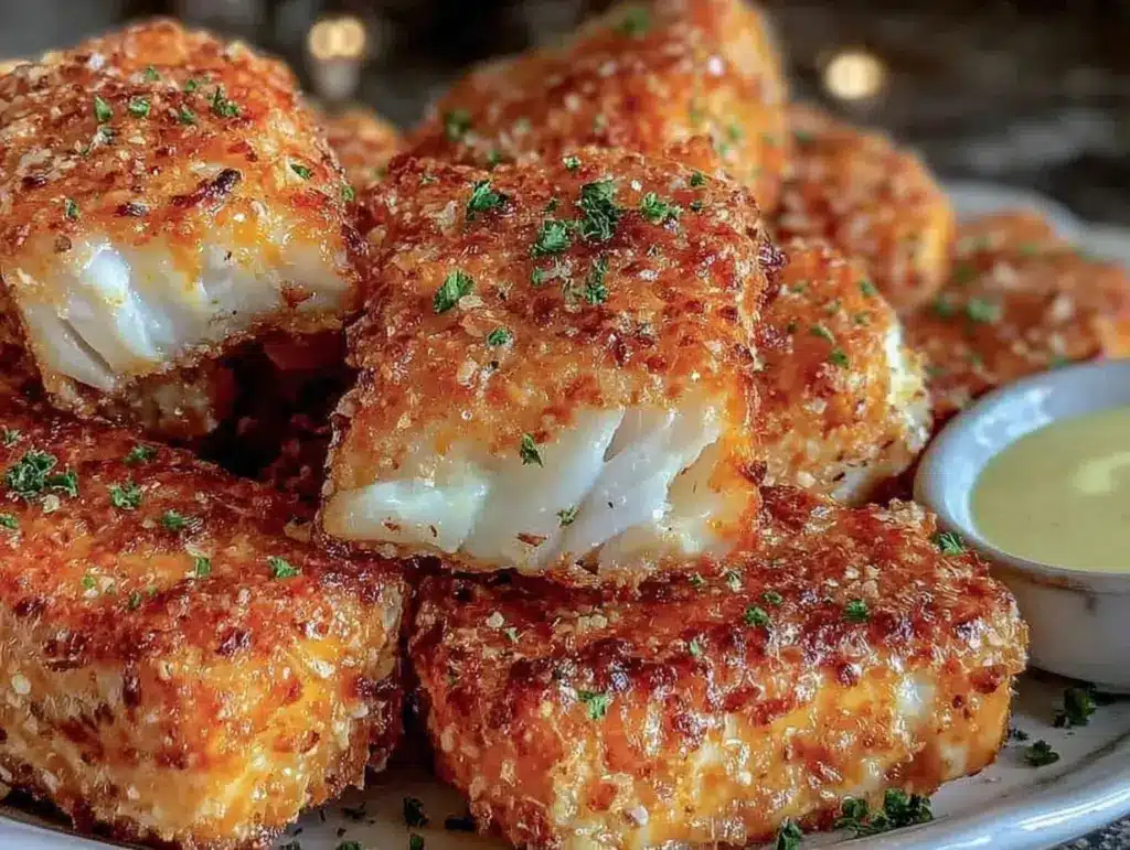 crispy air fryer fish sticks - featured image