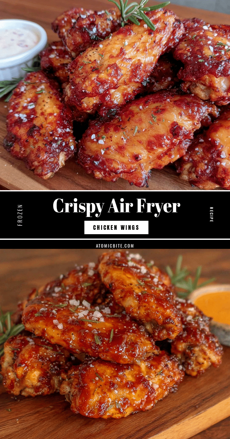 crispy air fryer frozen chicken wings recipe