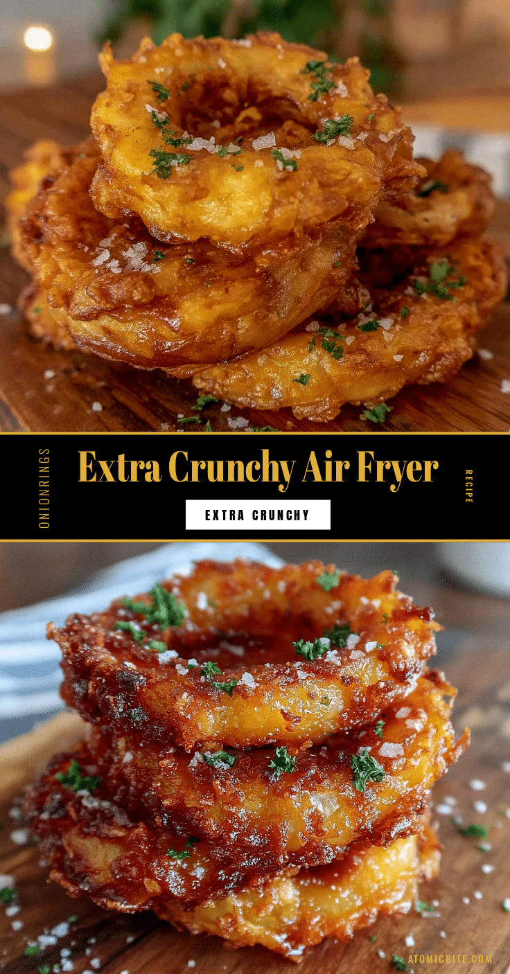 crispy air fryer onion rings recipe