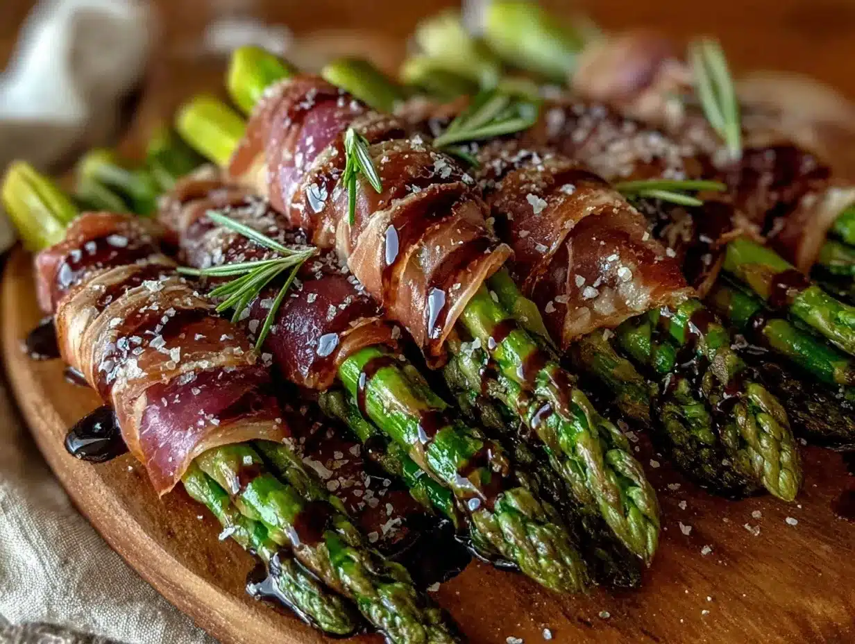 crispy asparagus prosciutto bundles preparation steps