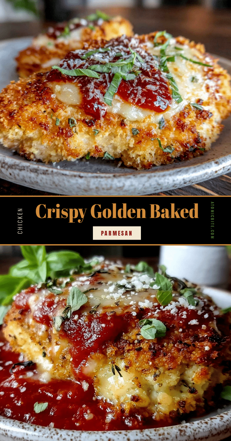 crispy baked chicken parmesan recipe