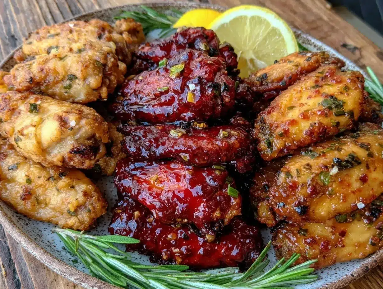 crispy baked chicken wings preparation steps