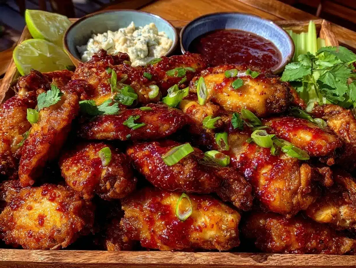 crispy baked chicken wings preparation steps