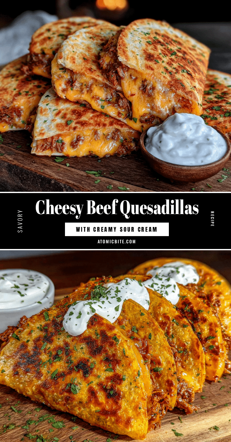 crispy beef and cheese quesadillas recipe