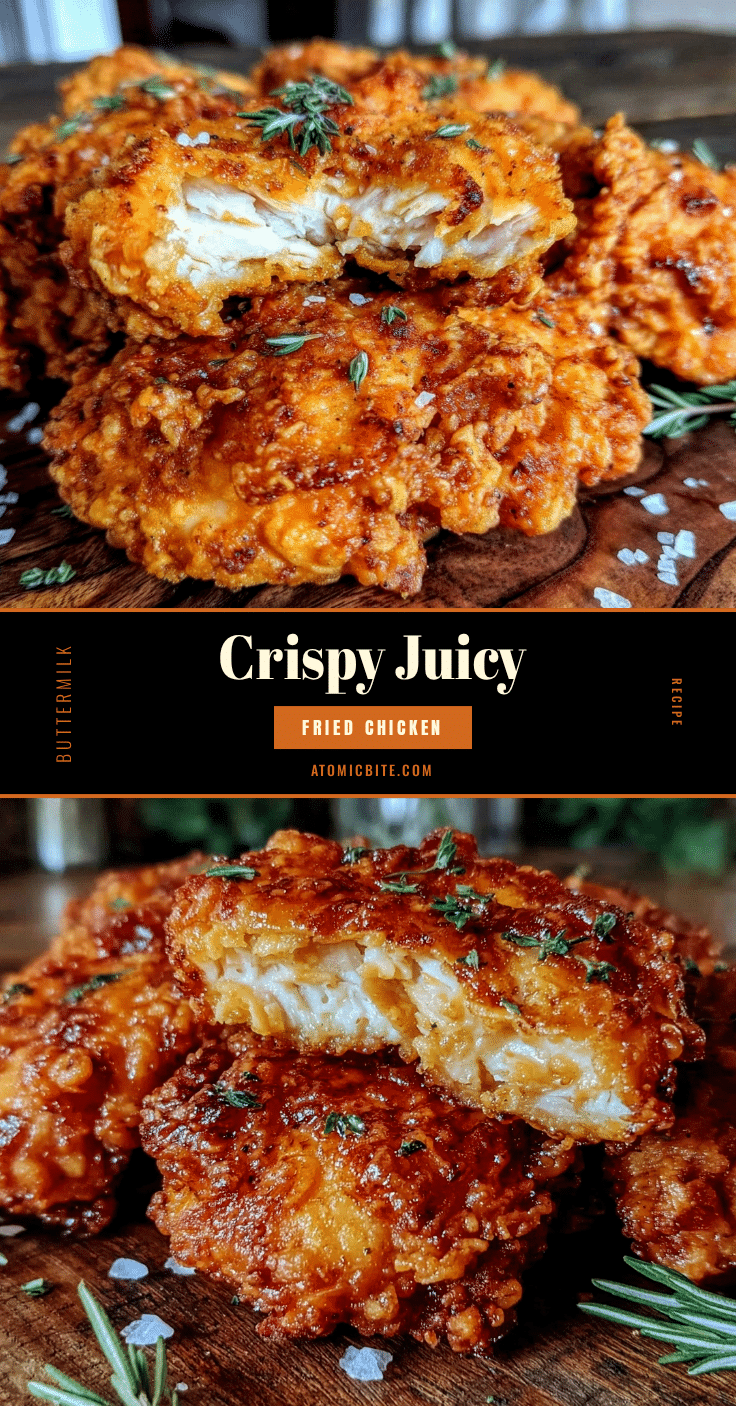 crispy buttermilk fried chicken recipe