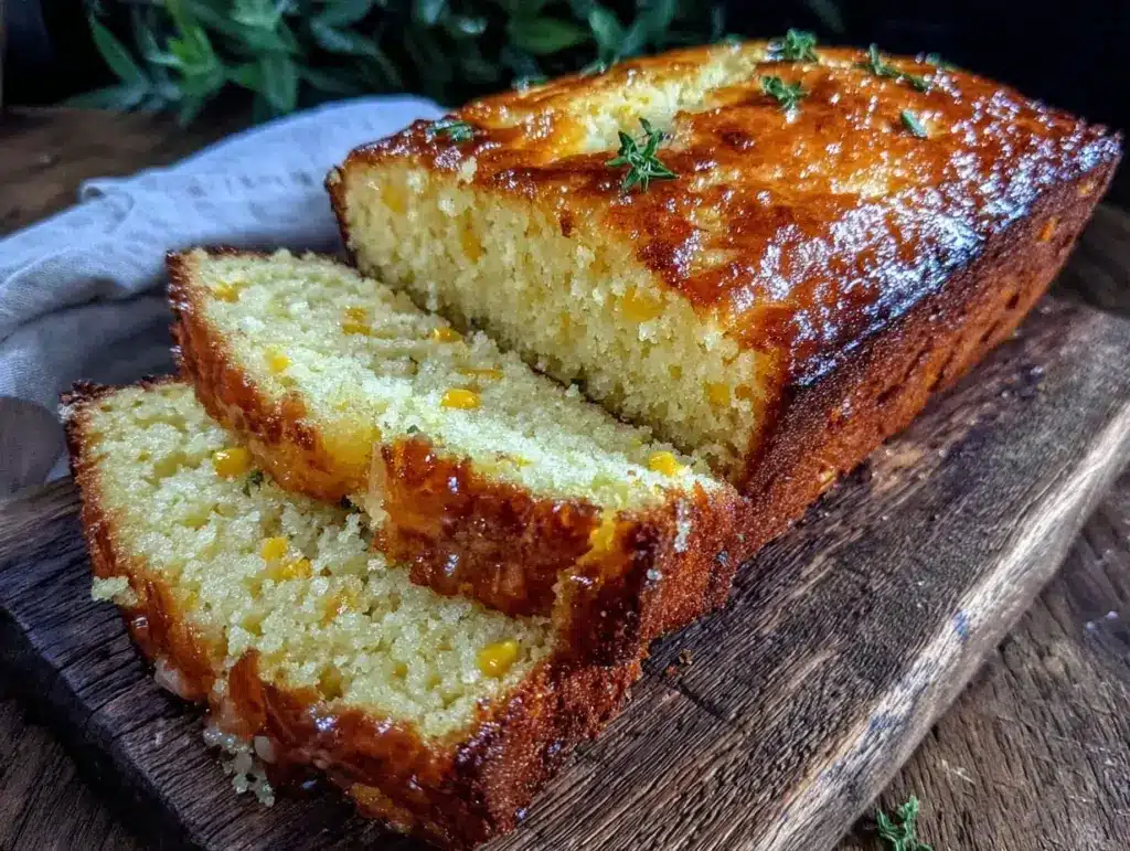 crispy buttery cornbread - featured image