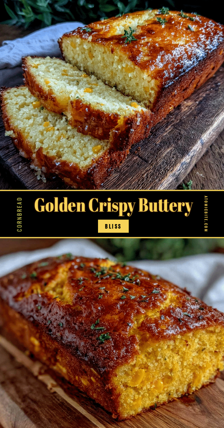 crispy buttery cornbread recipe