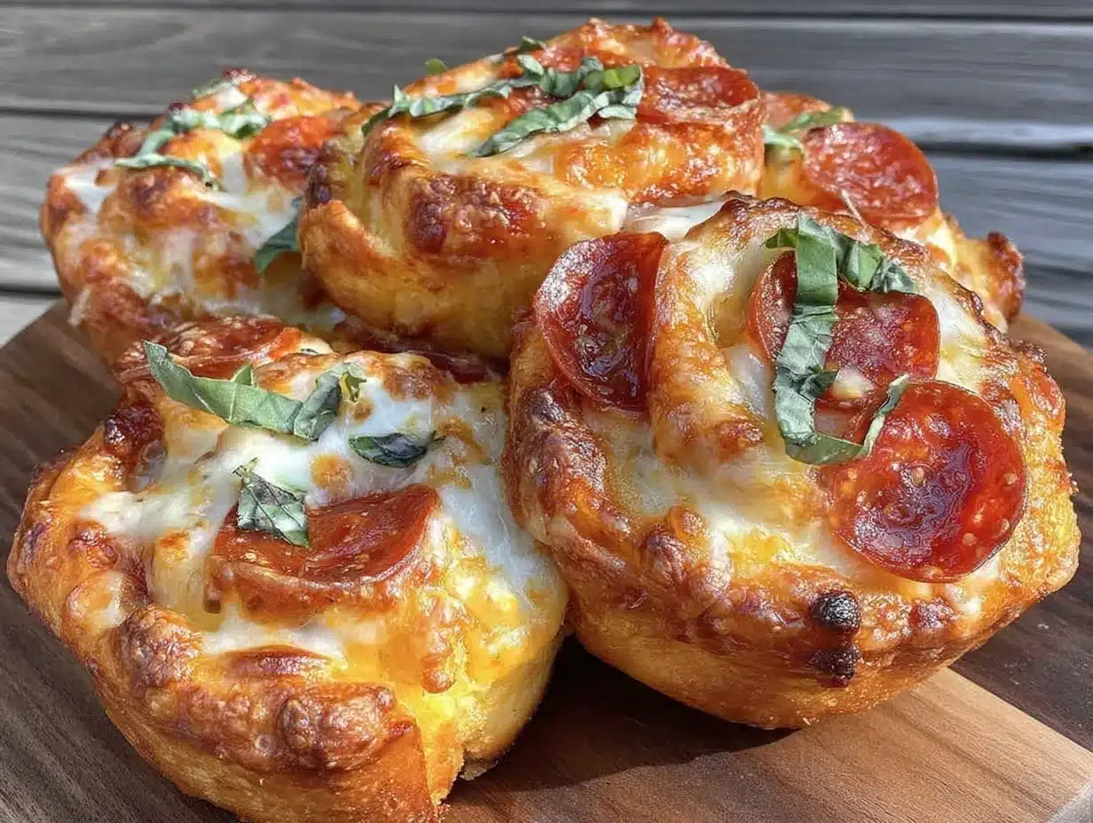 crispy cheesy pepperoni pizza pinwheels preparation steps