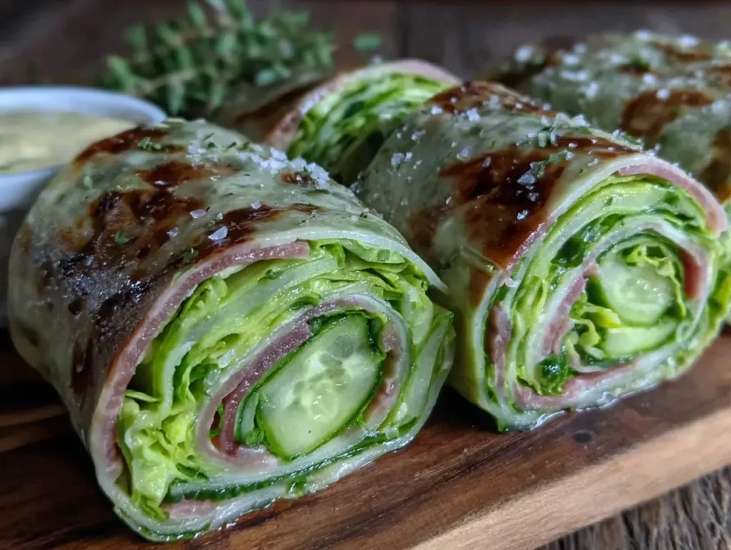 crispy cheesy pickle wraps - featured image