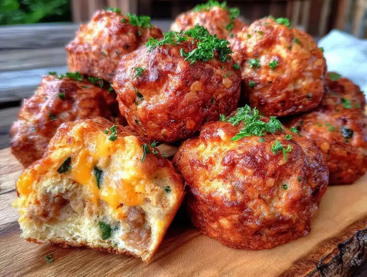 crispy cheesy sausage balls preparation steps
