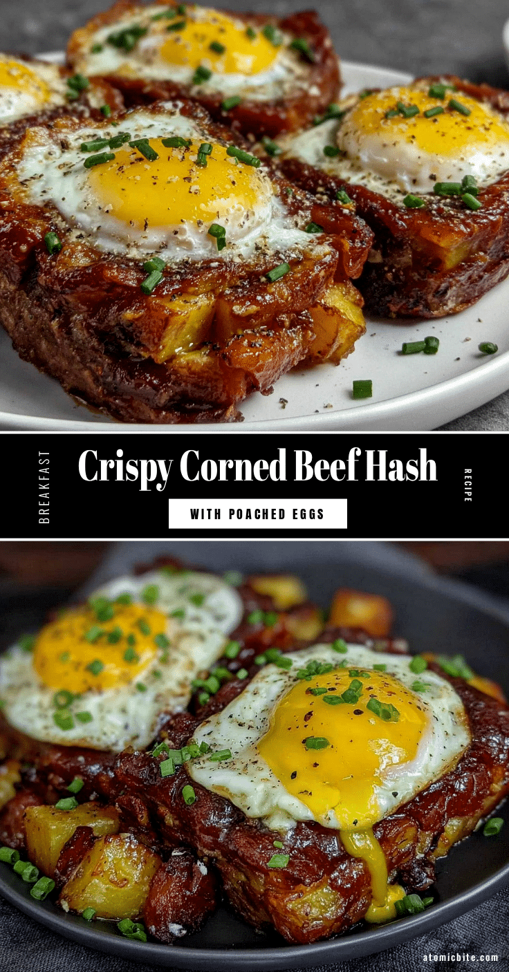 crispy corned beef hash with poached eggs recipe